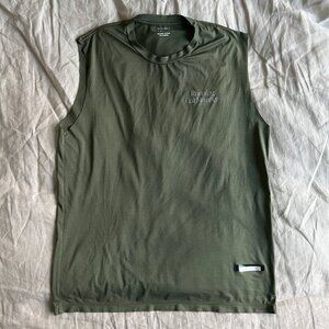 Satisfy Running AuraLite™ Muscle Tee - Size 1 - Army Green